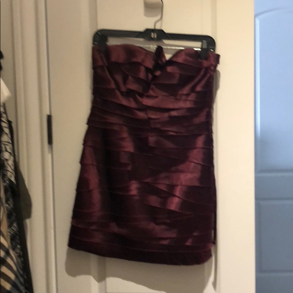 Bebe ribbon wrap dress
